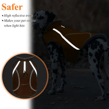 Load image into Gallery viewer, VIVAGLORY new Cold Weather Dogs Coat, Reflective Warm Fleece Lined Winter Puppy Jacket Cloth, Windproof Water Resistant Comfortable Cozy Pet Apparel