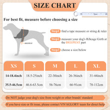 Load image into Gallery viewer, VIVAGLORY new Service Dog Harness, No Pull Adjustable Pet Vest Harness with Padded Handle, Reflective Training Vest Comfort Fit with 4 PCS Removable Patches for Small Medium Large Dogs, Easy On &amp; Off