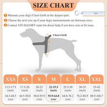 Load image into Gallery viewer, VIVAGLORY new Dog Halter Harness of Sports Style, Safer &amp; Comfortable Replacement for Collar, Easy Fit Service Dog Harness for Training &amp; Walking, Fits Small Medium and Large Dogs