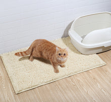 Load image into Gallery viewer, Vivaglory 3D Design Microfiber Cat Litter Mats Trap All Kind of Litter, 31&quot;× 20&quot; or 35&quot;× 25&quot; Large Litter Mat with Waterproof Back, Super Soft to Walk on, Machine Washable