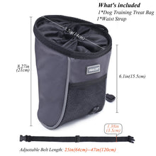 Load image into Gallery viewer, Vivaglory Dog Treat Bag, Hands-Free Puppy Training Pouch with Adjustable Waistband and Built-in Dog Waste Bag Dispenser