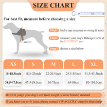 Load image into Gallery viewer, VIVAGLORY new Service Dog Vest, No Pull Dog Safety Harness with Padded Handle and Leash Clip for Comfy Control, Reflective Breathable Training Pet Vest with Removable Patches, Adjustable Fit
