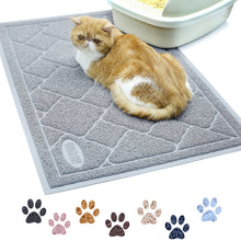 Load image into Gallery viewer, Vivaglory Cat Litter Mat, Extra Large (35&quot;×23&quot;) Durable Litter Box Mat with Waterproof and Anti-Slip Back, Soft on Paws, Easy to Clean