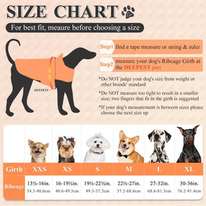 VIVAGLORY new Dog Safety Vests, Reflective Dog Wind Breaker Jackets, Water-Resistant & Lightweight Coats