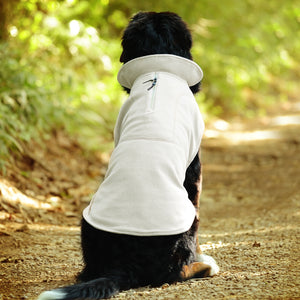 Vivaglory Fleece Vest Dog Cold Weather Sweater for Small Dogs, Adjustable Winter Warm Clothes with Two-Way Zipper Opening, Reflective Coats Pet Jacket for Puppies Small Medium Large Dogs