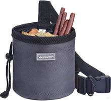 Load image into Gallery viewer, VIVAGLORY Dog Treat Bag, Hands-Free Puppy Training Pouch with Adjustable Waistband and Built-in Dog Waste Bag Dispenser