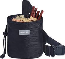 Load image into Gallery viewer, VIVAGLORY Dog Treat Bag, Hands-Free Puppy Training Pouch with Adjustable Waistband and Built-in Dog Waste Bag Dispenser