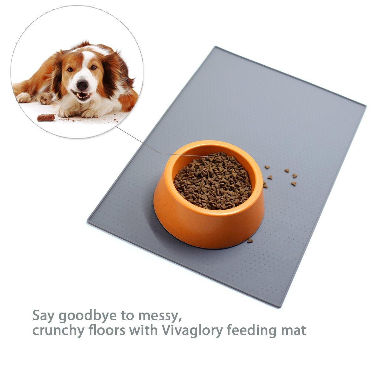 Vivaglory Cat Litter Mats, 31× 20 Large or 35× 25 Extra Large