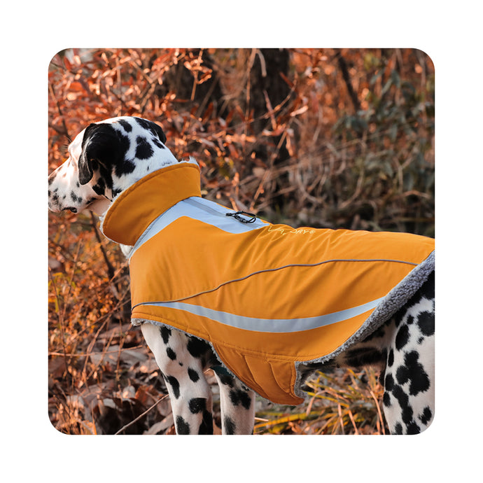 VIVAGLORY NEW Winter Dog Coats, Dog Apparel for Cold Weather, Reflective Windproof Warm Dog Jacket
