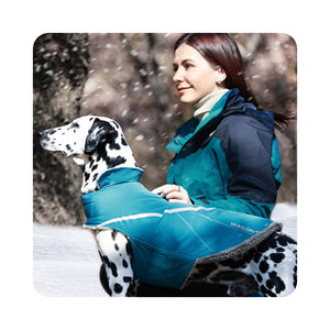 VIVAGLORY NEW Super Warm Dog Winter Coats, Windproof & Water-Repellent Dog Jacket for Cold Weather, Sports Style Reflective Dog Fleece Vest for Dogs for Walking, Hiking, & Running