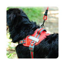 Load image into Gallery viewer, VIVAGLORY new Service Dog Harness, No Pull Adjustable Pet Vest Harness with Padded Handle, Reflective Training Vest Comfort Fit with 4 PCS Removable Patches for Small Medium Large Dogs, Easy On &amp; Off